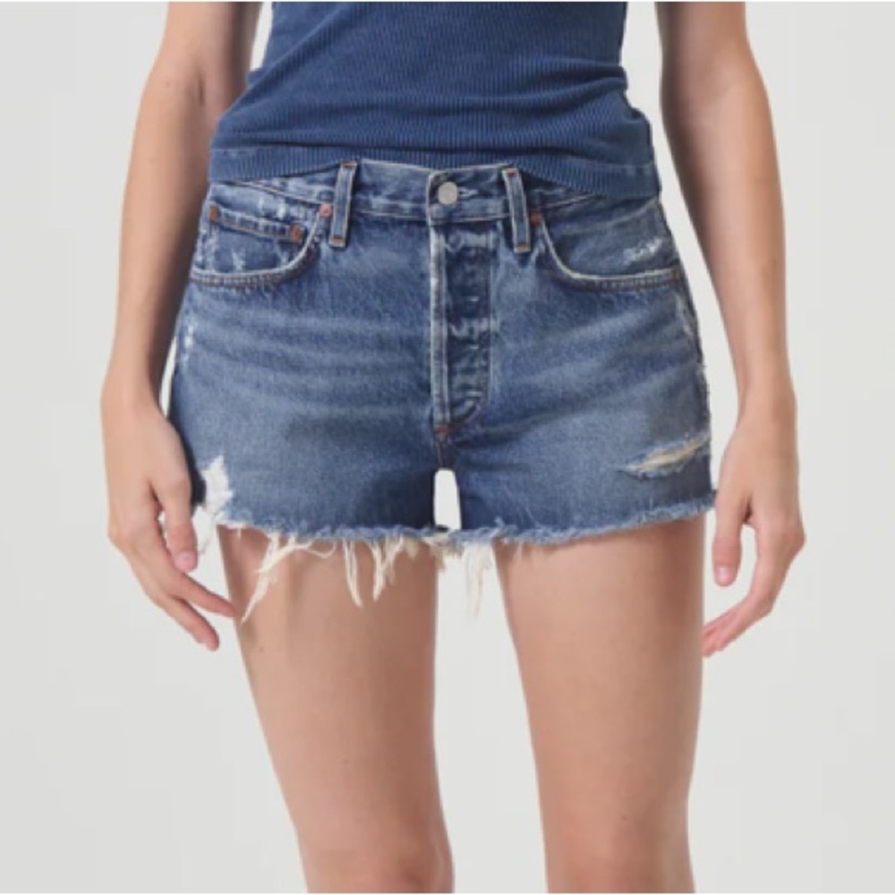 AGOLDE Parker Cut Off Denim Shorts Sz‎ 30
